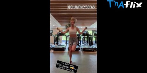Tina Obrien Breasts,  Bikini Scene  in Tina Obrien Tina's Gym Workout