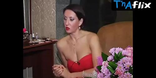 Alika Smekhova Breasts Scene  in Alika Smekhova Showing Her Cleavage On Tv