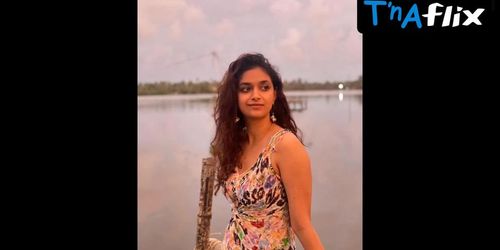 Keerthy Suresh Breasts Scene  in Keerthy Suresh Hot Sexy Bold April July 2022