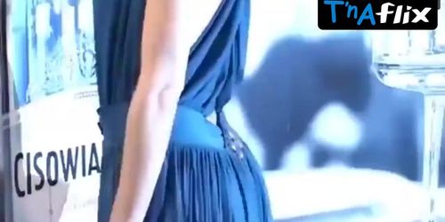 Kasia Nova Breasts Scene  in Kasia Nova Sexy Dress Showing Her Cleavage