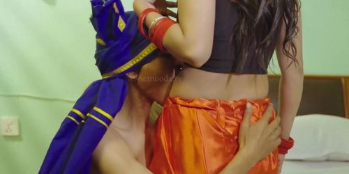 Indian Beautyful College Teen Love Old Sugger Daddy (Old Man)