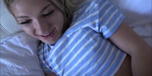 Cute Step Daughter Teaches Dad How To Have Fun