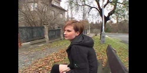 Martina gives blowjob well hot step-son