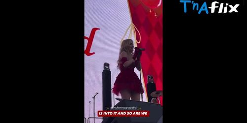 Mckenna Grace Breasts Scene  in Mckenna Grace Sexy Performance In Jingle Bell Ball Outtakes