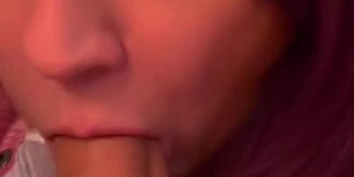 I started sucking my husbands big dick in front of his friends