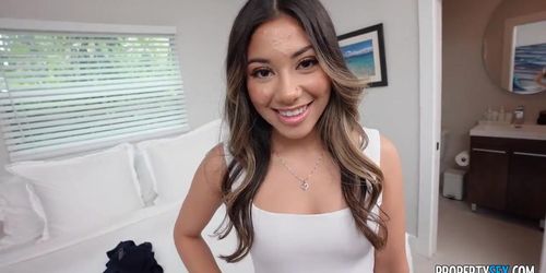 Xxlayna Seduces Tony With Her Property And Her Body
