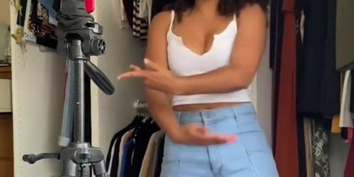 Sherice Banton Breasts Scene  in Sherice Banton Tiktok
