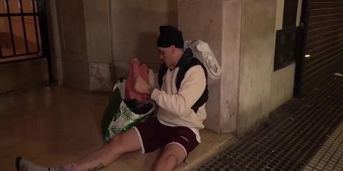 Homeless Guy, Elnono Hub And Yael Stc In Coercing My Friend - She Fucked A 11 Min