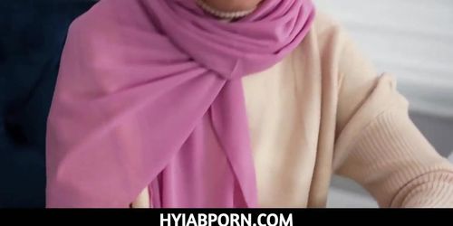 HyjabPorn - Bianca Bangs had sex with Nicky Rebel while she wears her hijab porn