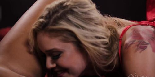 Hot Blonde Fucks Brother'S Gf With Strap-On (Kali Rose, Kali Roses, Uma Jolie)