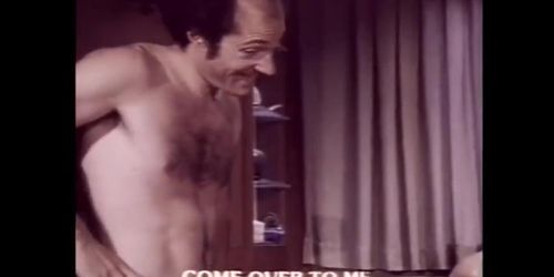 Vintage orgy with busty blonde teens - hairy pussy fucked cum in mouth by big cocks