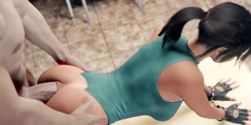 Lara Croft 5 3D SFM Porn (Jamie Lee, Lara Craft)
