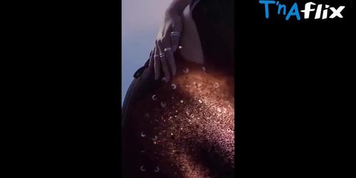 Malavika Mohanan Sexy Scene  in Malavika Mohanan Look In Bangs And Black Costume, Just Like In Anime