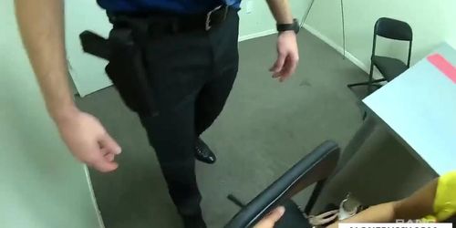Violet Myers Is A Bad Girl That Will Suck And Fuck In The Interrogation Room (Juliana Grandi, Violet Black)