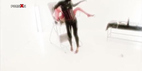 Sexy Asian Tigerr Benson Gets Hardcore Anal Punishment in Latex (Koko Li)