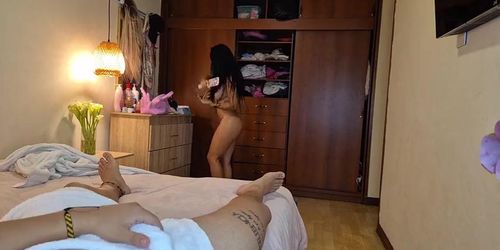 Colombian Teen Swallows Big Cock In Hard Deep Throat Blowjob