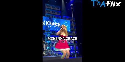 Mckenna Grace Breasts Scene  in Mckenna Grace Sexy Performance At The Jingle Ball All Access Lounge