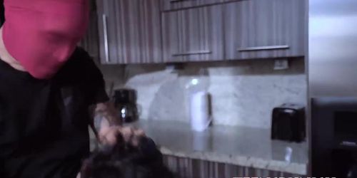 TEENS PUNISH - Kiley Jays home intruder feeds her the cock and fucks her