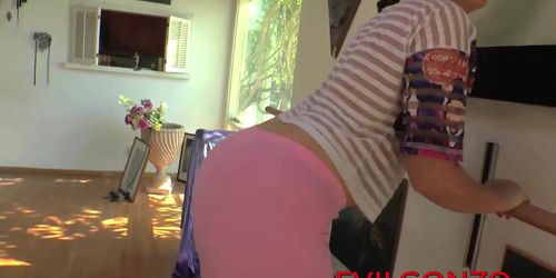 EVIL GONZO - Female starlets show their big asses in their tight clothes (Alby Rydes, Lola Foxx, London Keyes, Valentina Nappi, Virgo Peridot)