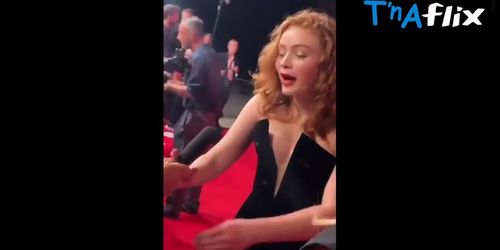 Sadie Sink Sexy Scene  in Sadie Sink Sexy Shows Off Her Hot Cleavage A Stunning Black Dress At 81St Venice International Film Fe