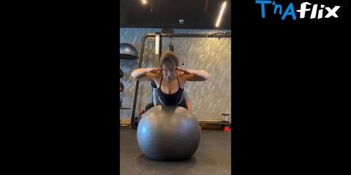 Neha Sharma Butt,  Breasts Scene  in Neha Sharma Gym Collection 2024