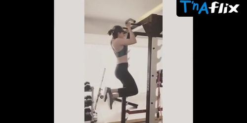 Samantha Ruth Prabhu Butt,  Breasts Scene  in Samantha Ruth Gym Collection 2