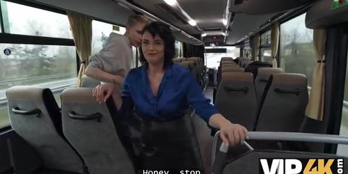Big Boobs Milf Fucks Stranger On Bus - Public Sex Pov In Hd