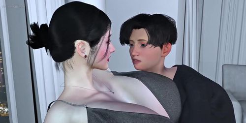 Vam 3D-[Brainocn] My Classmate'S Stewardess Mom (Hentai_Milf)