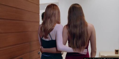 BLACKEDRAW BBC-hungry besties tag team huge dick (Freddy Gong, LottieMagne LottieMagne, Talia Mint)
