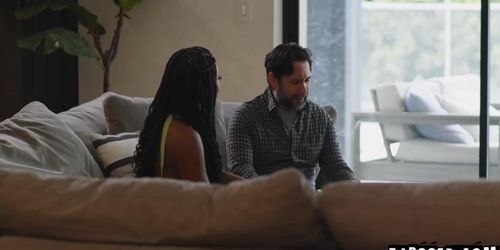 Nicole is suddenly impressed and attracted to his more assertive side (Nicole Kitt, Tommy Pistol)