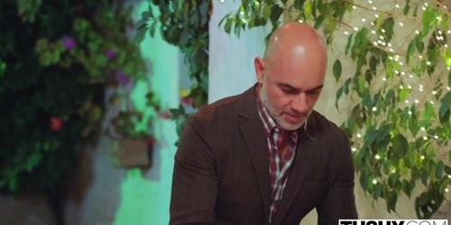 TUSHY Purple Bitch has intense anal sex with hotel manager (Christian Clay, Purple_bitch)