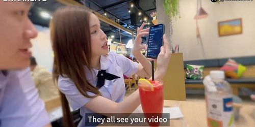 [Uncensored Thai AV] Thai OF Model Student Cosplay Fuck