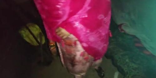 Desi Indian Girlfriend Calls At Night For Hardcore Chudai - Urvashi Fucks Doggystyle Outdoor