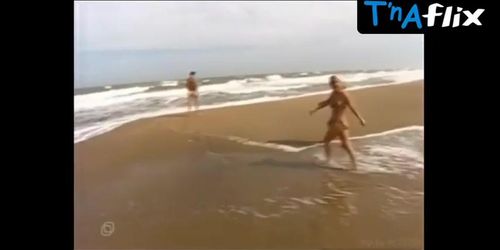 Anna Semenovich Bikini Scene  in Anna Semenovich In A Sexy Leopard Bikini