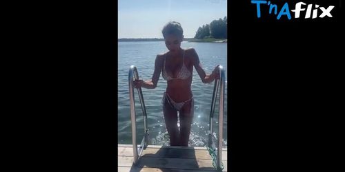 Kelly Gale Breasts,  Bikini Scene  in Kelly Gale Sizzles In Sexy Bikini Shoot At Miami Beach