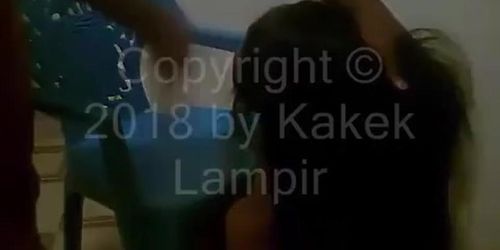 Indonesia long hair  hairpulling deepthroat blowjob and slap. ( Rambut Panjang )