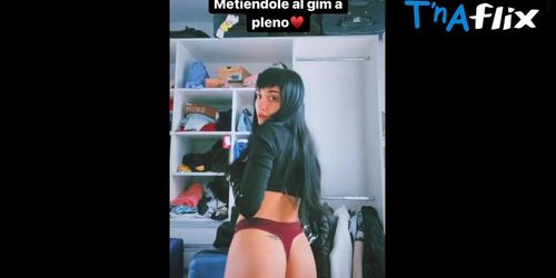 Maria Becerra Butt,  Thong Scene  in Maria Becerra Shows Off Her Sexy Ass In Thong