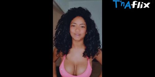 Kate Rodriguez Breasts Scene  in Kate Rodriguez Flaunts Her Sexy Big Breasts In Sports Bra For Instagram Story