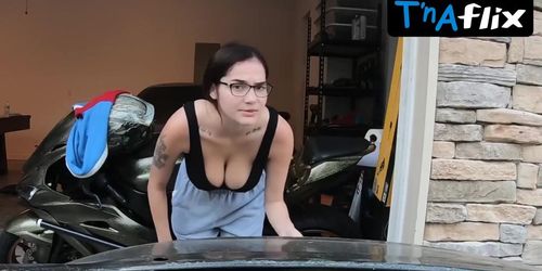 Elissa Victoria Breasts Scene  in Elissa Victoria Sexy Car Titshot