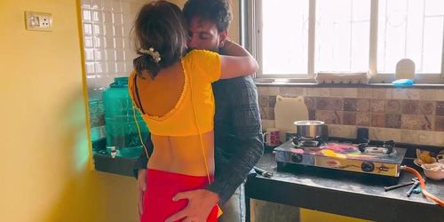 Indian Desi Bhabhi Savita Has Sex With Her Boss In Her Hone At Alone She
