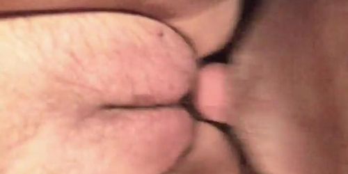 Big puffy pussy (Lady Red BBW, creampie_milf)