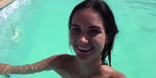 Hot MILF Megan Venturi Gives Amazing Outdoor Blowjob & Handjob - Summer Wet Dreams #6 (Wet_Dreams)