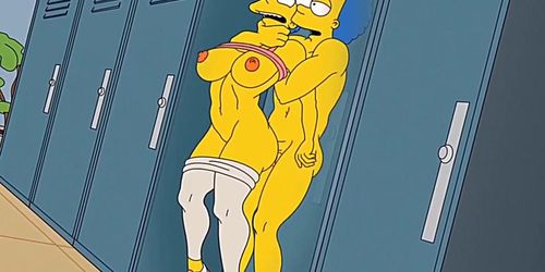 Housewife Marge Moans With Pleasure When Streams Of Hot Sperm Fill All Her Holes / Toons / Anime / Hentai (Kim Triple X, Visual_Novel)