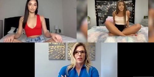 Emily Willis And Gia Derza Makes Gia'S Step Mom Wet Via Webcam! Feat. Cory Chase (Emily Chase, Show Gurl)