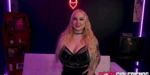 GOTHGIRLFRIENDS - Curvy Skylar Vox Pleases Partner With Her Fucking Skills (Dylann Vox)