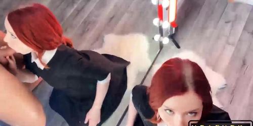 Stepsister Deeply Sucks Bros Cock Does A Foot Job And Fucks In Different Poses And Gets A Cumshot On