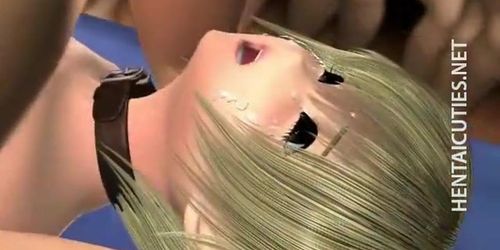 Sexy 3D anime girl gets ass fucked (Kim Triple X)