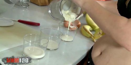 Fucked in the ass in the kitchen short haired milf (Alex Jsex, Max Cortes)