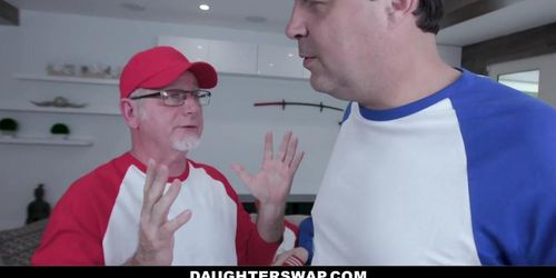 Daughterswap Hot Lesbian Teens Get Fucked Rough By Stepdads (April Snow, Taylor Blake)