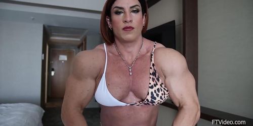 Mrs Capotosto's muscles exploding